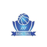 pallacanestro gli sport logo vettore design illustrazione