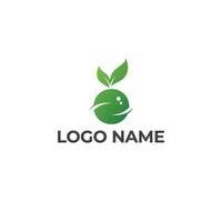 frutta vettore logo design concetto