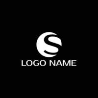 vettore lettera S marca logo concetto