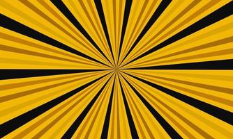 astratto giallo radiale strisce sfondo vettore