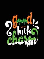 st. Patrick giorno tipografia colorato irlandesi citazione vettore lettering maglietta design