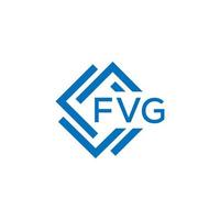 fvg lettera logo design su bianca sfondo. fvg creativo cerchio lettera logo concetto. fvg lettera design.fvg lettera logo design su bianca sfondo. fvg vettore