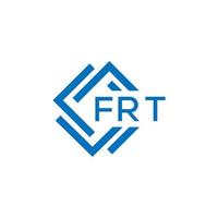 fr lettera logo design su bianca sfondo. fr creativo cerchio lettera logo concetto. fr lettera design. vettore