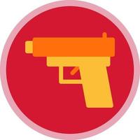 gioco pistola vettore icona design