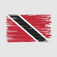 trinidad bandiera spazzola colpi vettore
