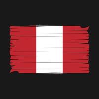 vettore di bandiera del perù