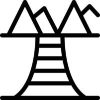 montagne escursioni a piedi vettore illustrazione su un' sfondo.premio qualità simboli.vettore icone per concetto e grafico design.