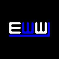 eww lettera logo creativo design con vettore grafico, eww semplice e moderno logo.