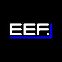 eef lettera logo creativo design con vettore grafico, eef semplice e moderno logo.