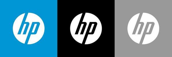 hp logo vettore, hp icona gratuito vettore