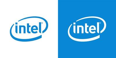 Intel logo vettore, Intel icona gratuito vettore