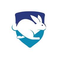 coniglio vettore logo design. creativo in esecuzione coniglio o coniglietto logo vettore concetto elemento.
