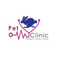 animale domestico cura e veterinario logo. stetoscopio e animale icona vettore design. veterinario clinica logo modello.