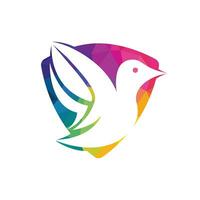uccello vettore logo design. creativo uccello vettore logo design modello.