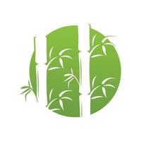bambù ,verde natura , logo design modello, marca azienda vettore