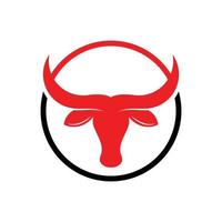 Texas Longhorn, nazione occidentale Toro bestiame Vintage ▾ retrò logo vettore