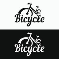 bicicletta geometrico modello logo creativo design isolato background.racing bicicletta, concorrenza, sport. vettore