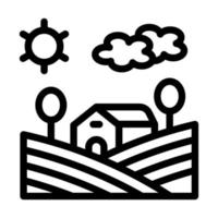 azienda agricola icona design vettore