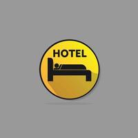 Hotel logo vettore