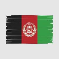 afghanistan bandiera spazzola vettore