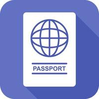 passaporto vettore icona