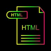 html vettore icona