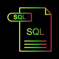 sql vettore icona