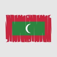 vettore di bandiera delle maldive