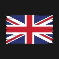 UK bandiera spazzola vettore