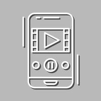 video registratore vettore icona