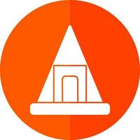 nubiano piramidi vettore icona design