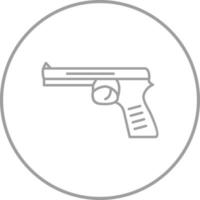 unico pistola vettore icona