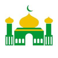 moschea logo simbolo illustrazione vettore