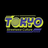 tokyo Giappone y2k abbigliamento di strada stile colorato slogan tipografia vettore design icona illustrazione. kanji traduzione tokyo. maglietta, manifesto, striscione, moda, slogan camicia, etichetta, aviatore