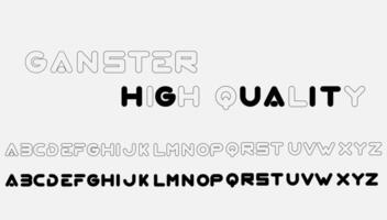 creativo alphabat quest'ultimo logo design vettore