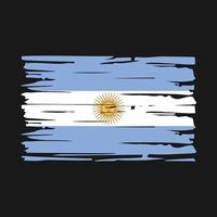 pennello bandiera argentina vettore