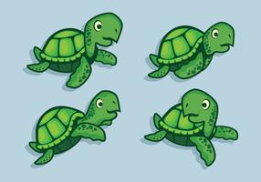 Set vettoriale di tartarughe