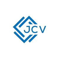 jcv lettera logo design su bianca sfondo. jcv creativo cerchio lettera logo concetto. jcv lettera design. vettore