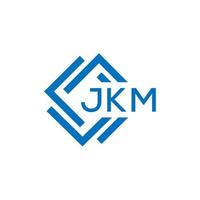 jkm lettera logo design su bianca sfondo. jkm creativo cerchio lettera logo concetto. jkm lettera design. vettore