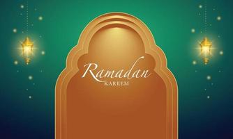 Ramadan kareem sfondo design. saluto carta, striscione, manifesto. vettore illustrazione.