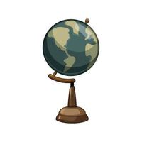 geografia globo cartone animato vettore illustrazione