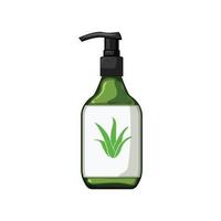 natura aloe Vera cosmetico cartone animato vettore illustrazione