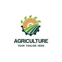 agricoltura logo - vettore illustrazione, agricoltura emblema design. adatto per il tuo design bisogno, logo, illustrazione, animazione, eccetera.