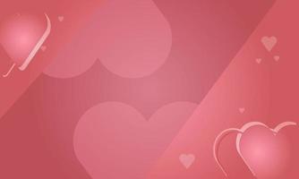 rosa cuore San Valentino tema sfondo struttura vettore