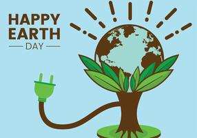 Disegno vettoriale di Earth Day