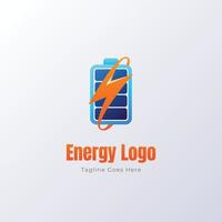 rinnovabile energia logo modello design vettore