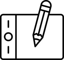 grafico tavoletta vettore icona