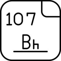 bohrium vettore icona