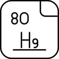 mercurio vettore icona
