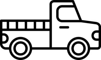 Raccogliere camion vettore icona